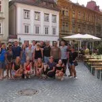 Happy people of the Walking Tour Ljubljana